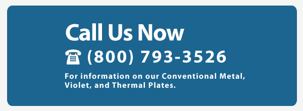 Call DEI Systems Now for information on metal, ctp, and conventional plates