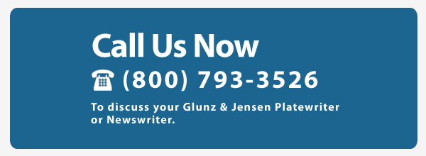 Call DEI Systems Now about your Glunz and Jensen